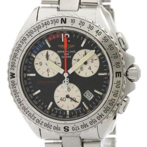 ブライトリング (BREITLING) クロノ シャーク ヨット ステンレススチール クォーツ メンズ 時計 A53606