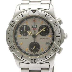 タグホイヤー (TAG HEUER) プロフェッショナル 200M クロノグラフ ステンレススチール クォーツ メンズ 時計
