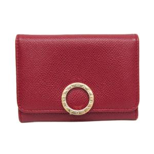 ブルガリ(Bvlgari) ブルガリブルガリ レザー カードケース レッド
