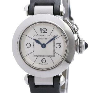 カルティエ (CARTIER) ミスパシャ ステンレススチール レザー クォーツ レディース 時計 W3140025