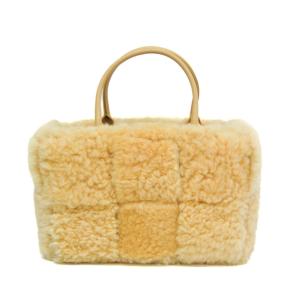 ボッテガ・ヴェネタ(Bottega Veneta) イントレチャート アルコ トートバッグ レディース,メンズ ファー,レザー