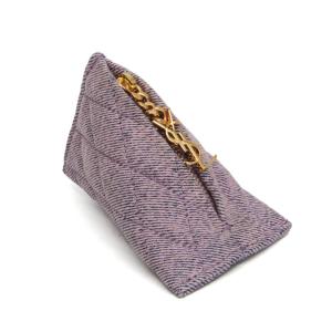 サン・ローラン(Saint Laurent) カサンドラ ミニポーチ 669925 レディース コットン 小銭入れ・コインケース