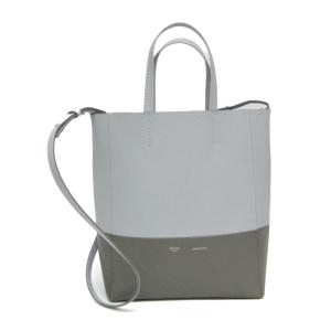 セリーヌ(Celine) バーティカル カバ スモール レディース レザー ショルダーバッグ,トートバッグ グレー,ライトブルー