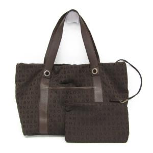 ブルガリ(Bvlgari) ロゴマニア ソフィア Sophia ラージトート レディース キャンバス,レザー トートバッグ