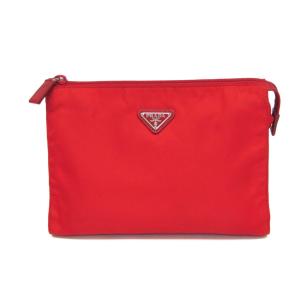 プラダ(Prada) VELA 1N1725 レディース ナイロン ポーチ レッド