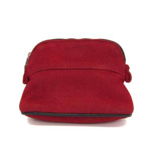 エルメス(Hermes) ボリード ミニミニ レディース フェルト ポーチ レッド