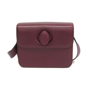 カルティエ(Cartier) マスト レディース レザー ショルダーバッグ ボルドー