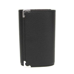 カルティエ(Cartier) カボション L3000579 メンズ,レディース レザー キーケース ブラック