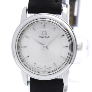 オメガ (OMEGA) デビル プレステージ ステンレススチール レザー クォーツ レディース 時計 4870.31.0?1