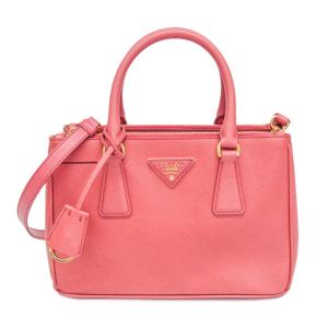 プラダ(Prada) サフィアーノ ガレリア BN2316 レディース レザー ハンドバッグ,ショルダーバッグ ピンク