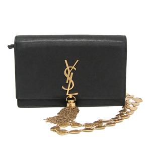 イヴ・サンローラン(Yves Saint Laurent) ケイト タッセル チェーンショルダー レディース レザー