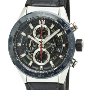 タグホイヤー (TAG HEUER) カレラ キャリバー ホイヤー 01 クロノグラフ ステンレススチール ラバー 自動巻き