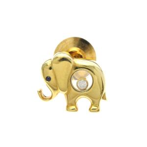 ショパール(Chopard) ハッピーダイヤモンド エレファント ブローチ 90/2189 K18イエローゴールド(K18YG)
