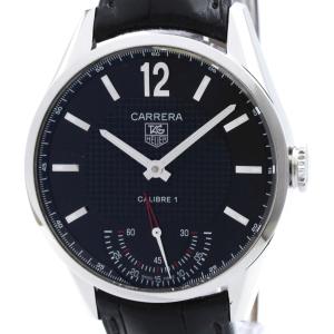 タグホイヤー (TAG HEUER) カレラ ヴィンテージ キャリバー 01 ステンレススチール レザー 手巻き メンズ 時計