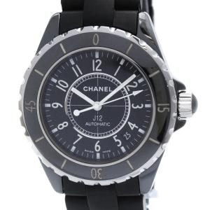シャネル (CHANEL) J12 セラミック ラバー 自動巻き メンズ 時計 H0684 (外装仕上げ済み)