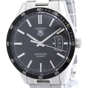 タグホイヤー (TAG HEUER) カレラ キャリバー5 ステンレススチール 自動巻き メンズ 時計 WV211M