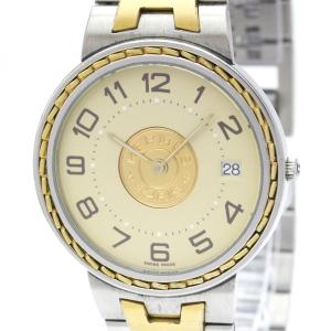 エルメス (HERMES) セリエ ゴールドプレート ステンレススチール クォーツ レディース 時計 (外装仕上げ済み)