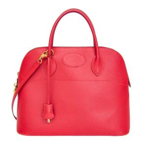 エルメス(Hermes) ボリード 35 メンズ,レディース クシュベル ハンドバッグ レッド