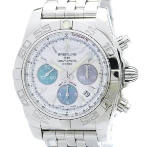 ブライトリング (BREITLING) クロノマット 44 シェル文字盤 ステンレススチール 自動巻き メンズ 時計 AB0110