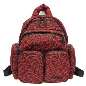 モンクレール(Moncler) アディダス コラボ メンズ,レディース ナイロン リュックサック ブラック,レッド