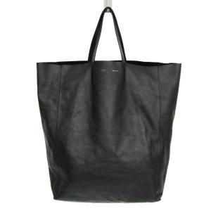 セリーヌ(Celine) カバ ホリゾンタル レディース レザー トートバッグ ブラック