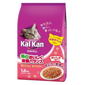 〔まとめ〕 キャットフード ペットフード KDN22 カルカン ドライ まぐろと野菜 1.6k 6セット 猫用品 ペット用品｜elarcoiris