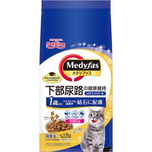 〔まとめ〕 キャットフード ペットフード メディファス 1歳から チキン味 1.5kg （250g×6） 6セット 猫用品 ペット用品｜elarcoiris