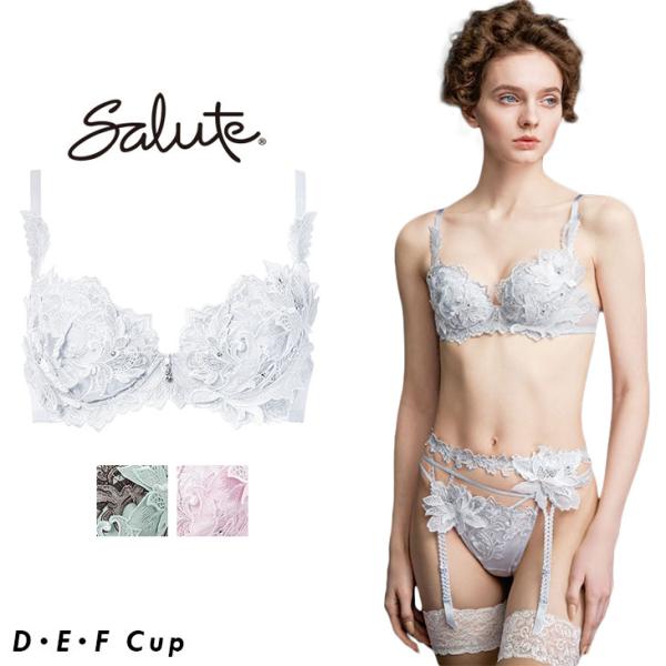 サルート Salute 32グループ 32G ブラジャー プッシュアップブラ 3/4 DEFカップ ...
