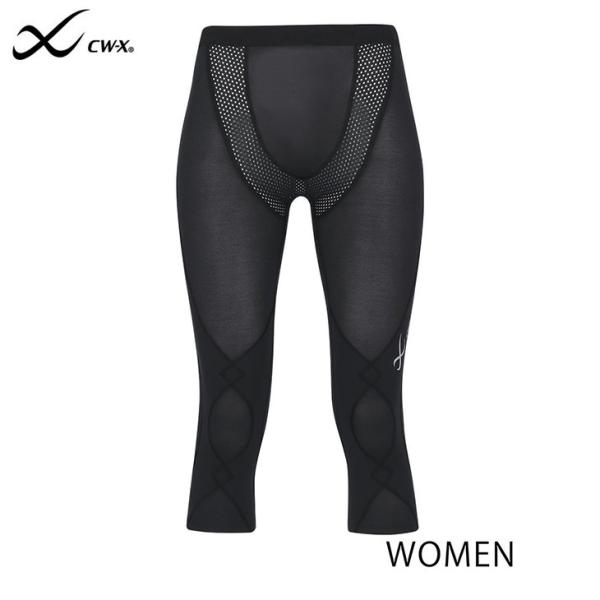 ワコール CWX CW-X スポーツタイツ 着圧 セミロング 7分丈 レディース エキスパートモデル...