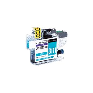BROTHER カラークリエーション インク カートリッジ ブラザー プリンター DCP-J978N-B/W DCP-J973N DCP-J972N DCP-J577N DCP-J572N 他 シアン┃CC-BLC3111NC