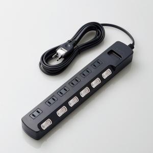 エレコム 電源タップ ほこり防止シャッター付 ...の詳細画像1