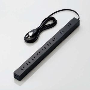 エレコム 電源タップ 2.0m 10個口 コー...の詳細画像1
