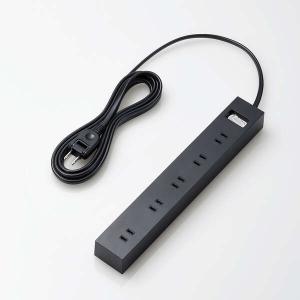 エレコム 電源タップ 10口 雷ガード 一括ス...の詳細画像1