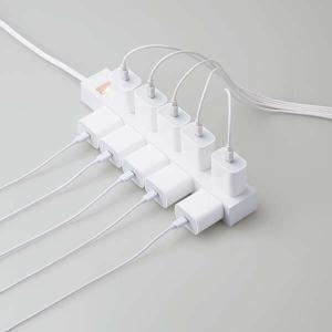 エレコム 電源タップ 10口 雷ガード 一括ス...の詳細画像5