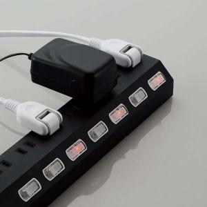 エレコム 電源タップ 雷ガード 個別スイッチ ...の詳細画像5