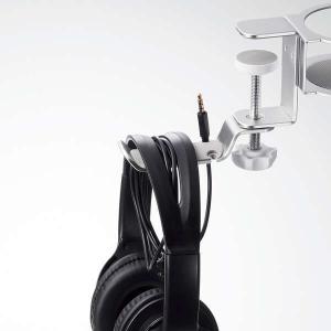 エレコム ヘッドホンホルダー 机裏収納 ヘッド...の詳細画像4