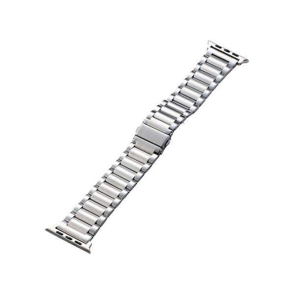 エレコム Apple Watch 45 44 42 mm用 プレミアムステンレスバンド アップルウォ...