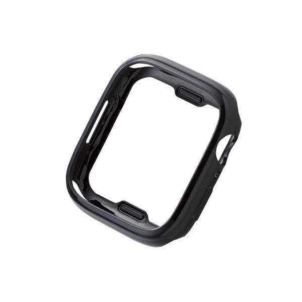 エレコム Apple Watch 45mm用 ソフトバンパー アップルウォッチ series7 45...