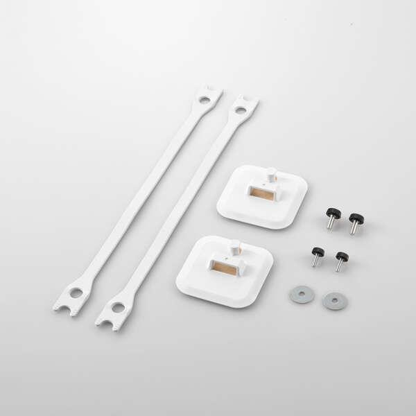 エレコム 耐震ゴムベルト VESA固定タイプ 耐震 〜75V用 VESA穴対応 2本入 ホワイト┃T...