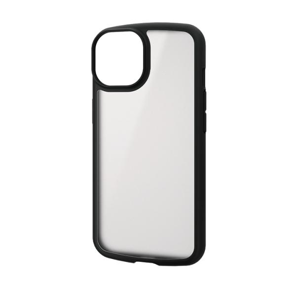 エレコム iPhone 14 用 TOUGH SLIM LITE フレームカラー シルキークリア i...