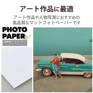 エレコム 写真用紙 A4 20枚 アートペーパ...の詳細画像2