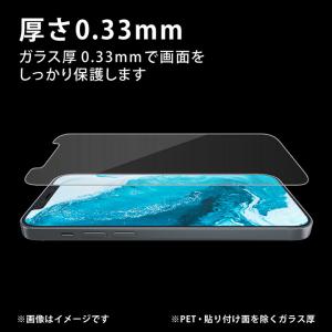 かんたんスマホ3 用 ガラスフィルム 高透明 ...の詳細画像5