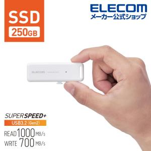 ELECOM（エレコム） 外付けSSD 500GB USB Type-C USB-Aコネクター対応