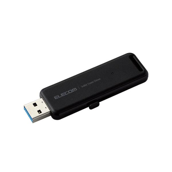 エレコム 外付けSSD ポータブル SSD USB3.2(Gen1)対応 スライド式 外付け USB...