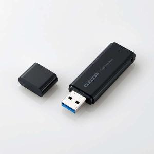 エレコム 外付け ポータブル SSD キャップ式 USB3.2(Gen2)対応 小型 ブラック 250GB┃ESD-EMC0250GBK｜elecom