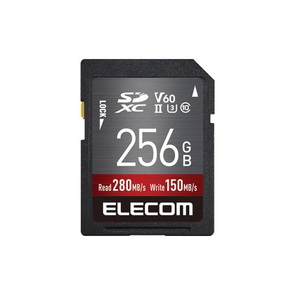 エレコム SDカード UHS-II SDXC メモリカード データ復旧サービス付 保証1年間 Cla...