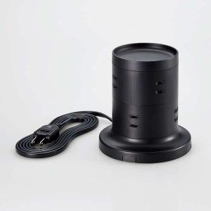 電源タップ 2m タワー型 8個口 タワー型タ...の詳細画像1