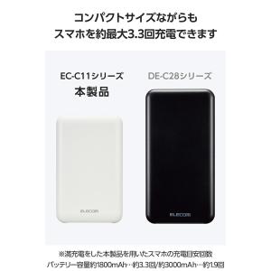 エレコム モバイルバッテリー 薄型 コンパクト...の詳細画像4