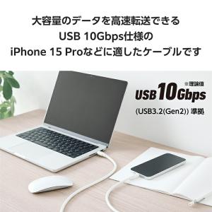 エレコム Type-Cケーブル USB 10G...の詳細画像3