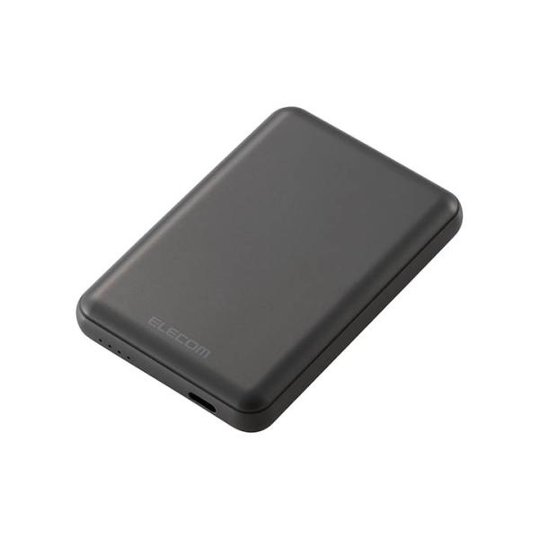 エレコム モバイルバッテリー 超コンパクト 5000mAh 3A USB Type-C×1 15W ...